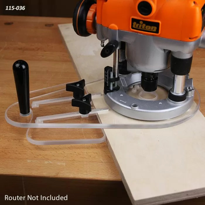 Infinity Tools 3-Pc. Universal Full Size Router Base Plate Package