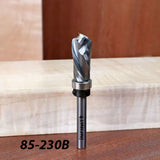 Infinity Tools 2-Pc. Solid Carbide Compression Pattern Cutting Router Bit Set